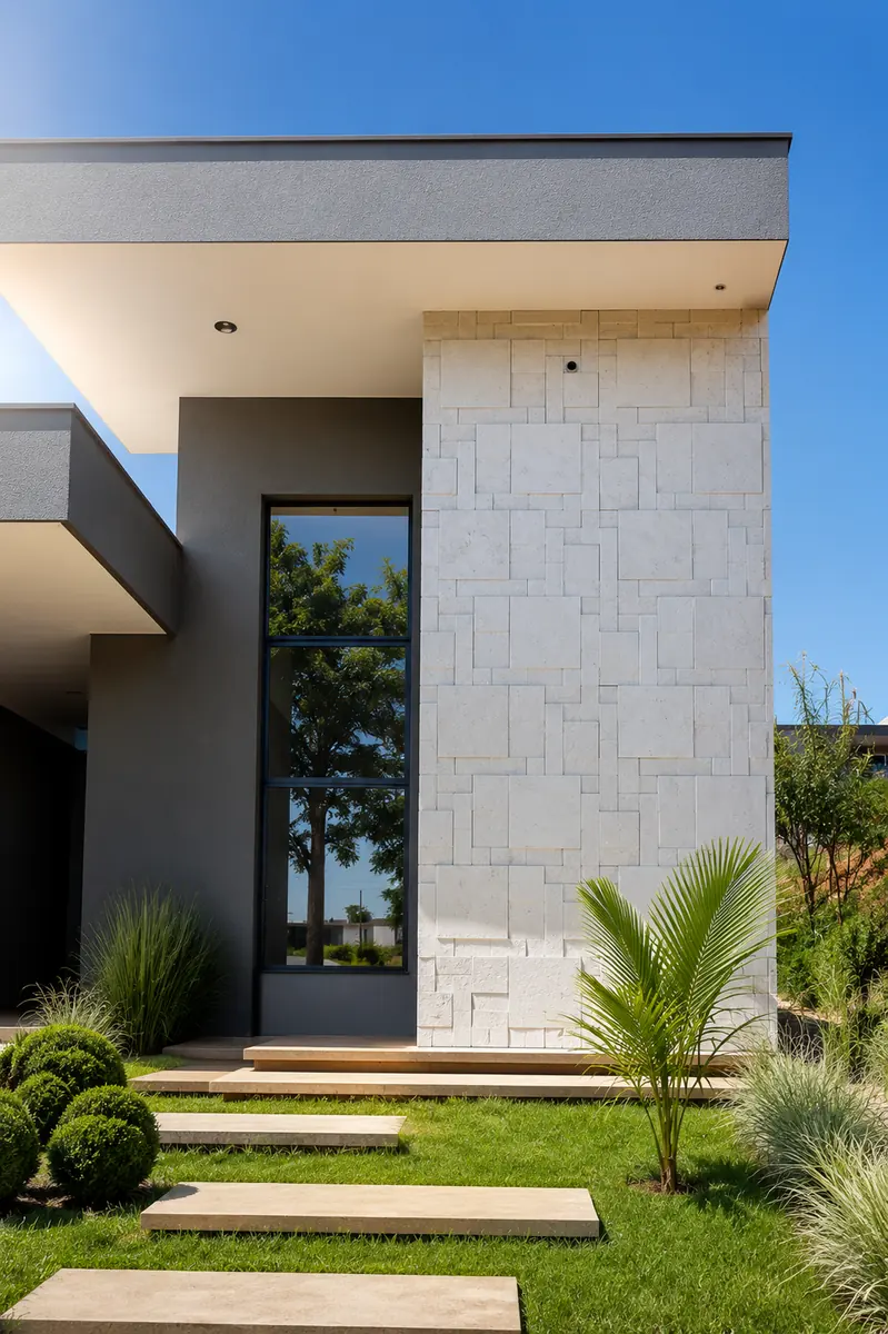 Mosaico serrado branco, Concretto Studio