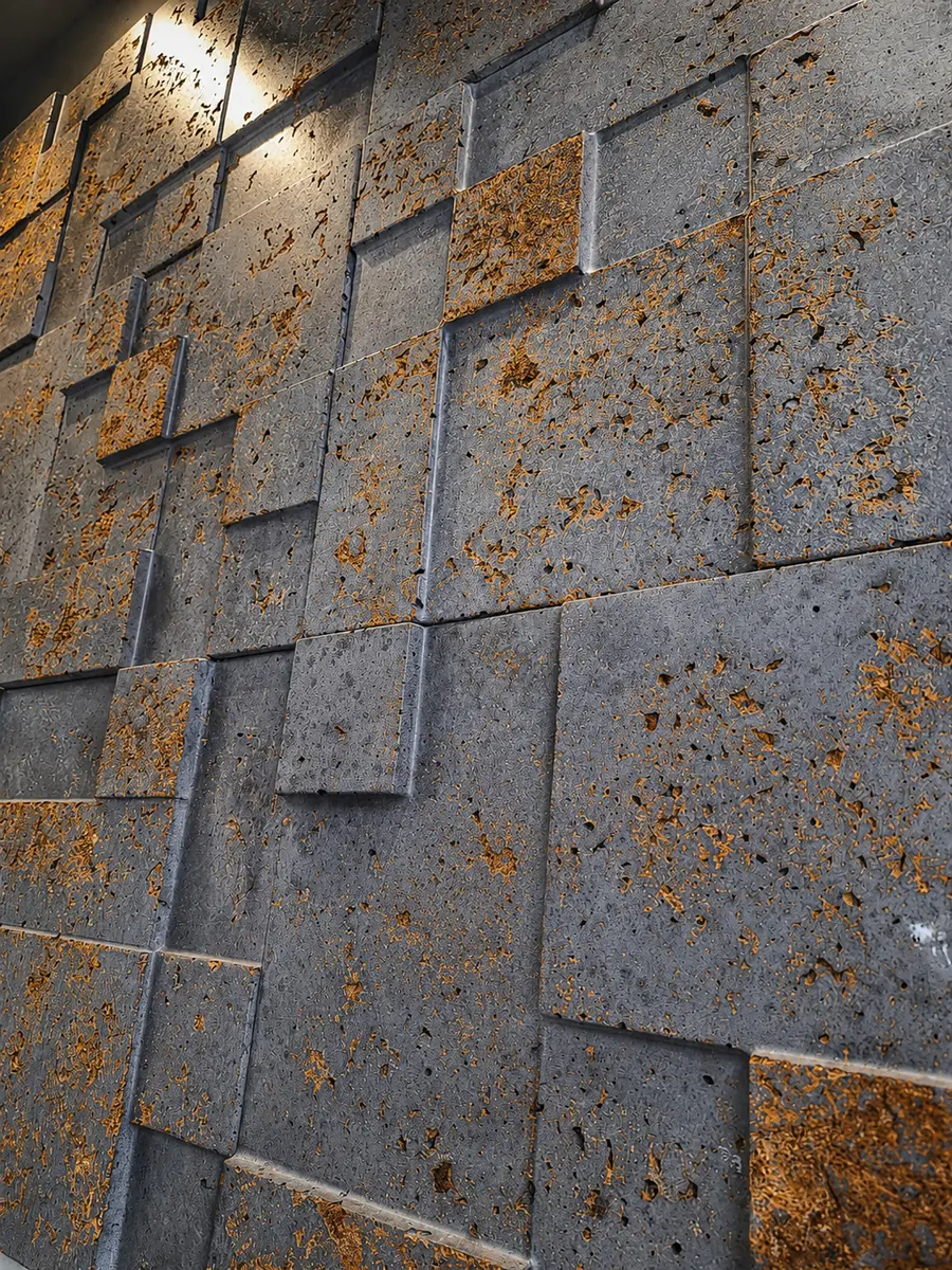 Mosaico Tetris óxido, Concretto Studio